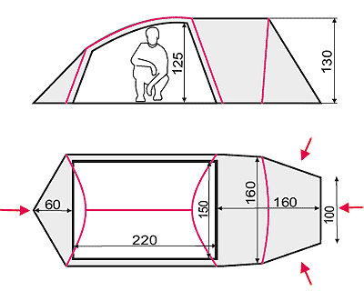 Схема палатки Era 2