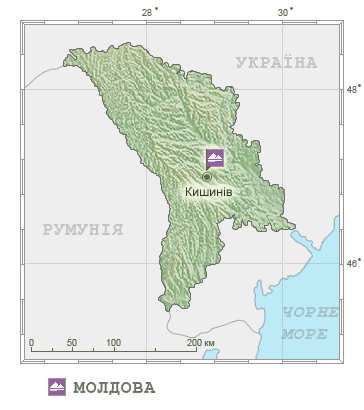 Карта Молдовы