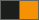 черный / оранжевый