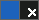 синій / чорний